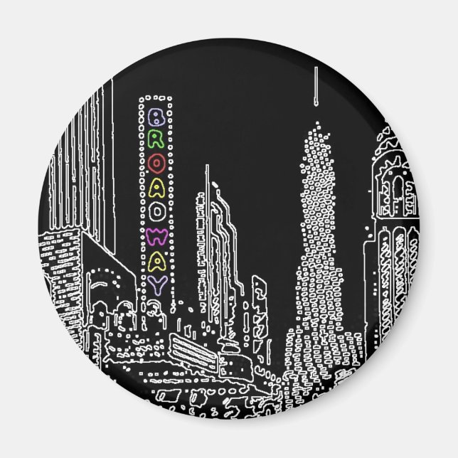 Broadway Bound Magnet (Front)