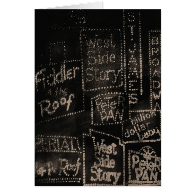 Broadway ~ Card (Front)