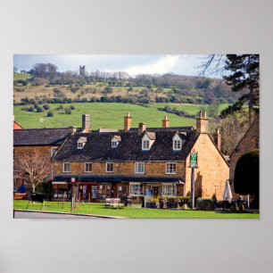Broadway Cotswolds Worcestershire England UK Poster