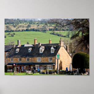 Broadway Cotswolds Worcestershire England UK Poster