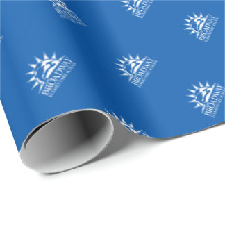 Broadway Elementary Blue wrapping paper