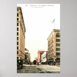 Broadway, Los Angeles Vintage Poster