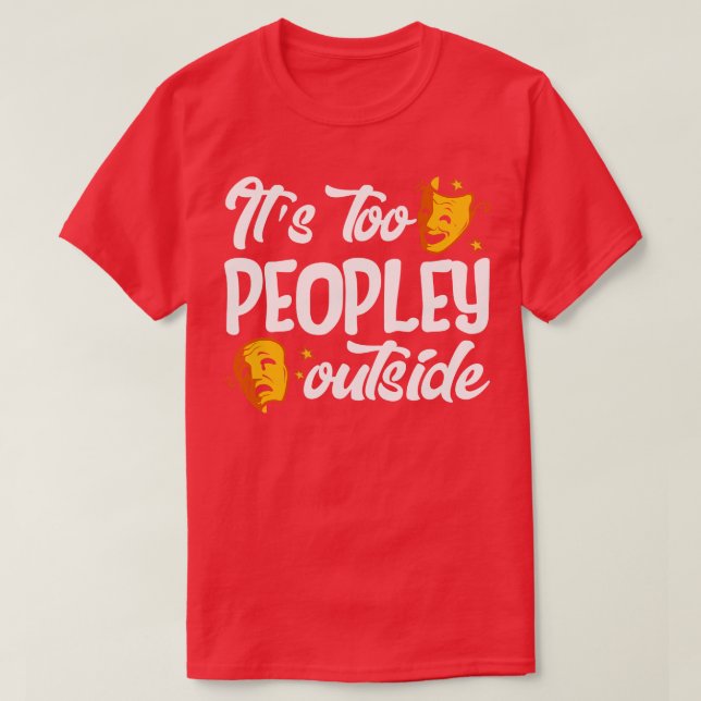 Broadway Lover Gift Theatre Nerd Gift T-Shirt (Design Front)