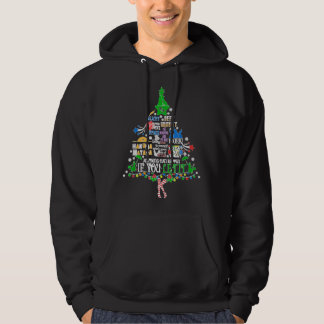 Broadway Musical Theatre Christmas Tree Funny Xmas Hoodie