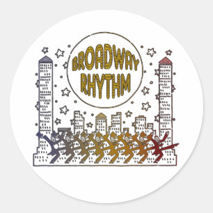 Broadway Rhythm Stickers