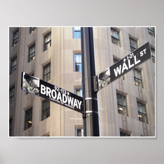 Broadway Sign Poster (Front)