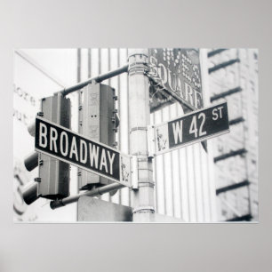 Broadway Times Square Print
