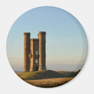 Broadway tower in the Cotswolds round magnet