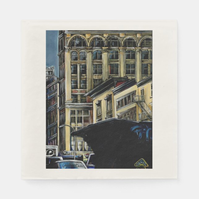 Broadway's Best, New York City Napkin (Front)