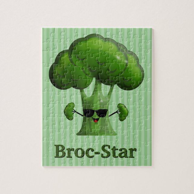 Broc Star Broccoli Jigsaw Puzzle (Vertical)