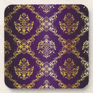 Brocade pattern coaster