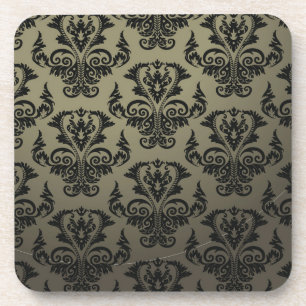 Brocade pattern coaster