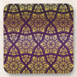 Brocade pattern coaster