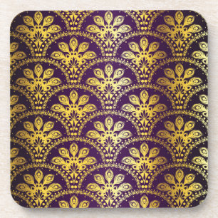 Brocade pattern coaster