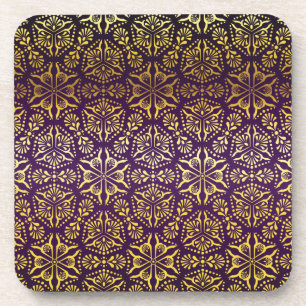 Brocade pattern coaster