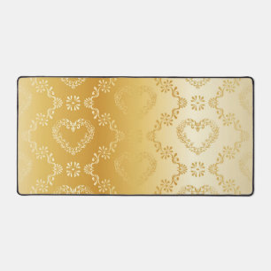 Brocade pattern desk mat