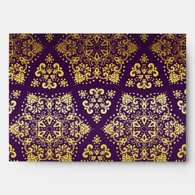 Brocade pattern envelope (Front)
