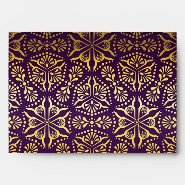 Brocade pattern envelope (Front)
