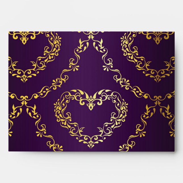 Brocade pattern envelope (Front)