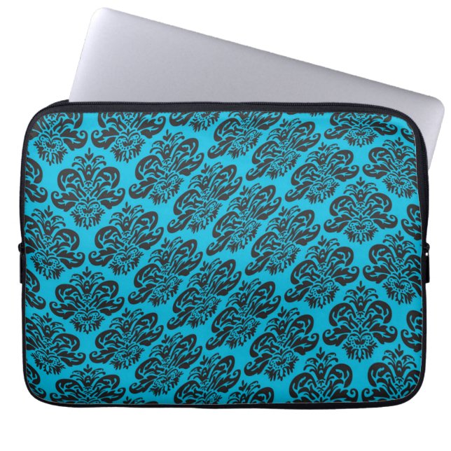 Brocade pattern laptop sleeve (Front)
