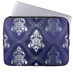 Brocade pattern laptop sleeve