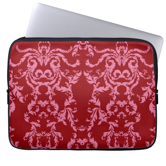 Brocade pattern laptop sleeve (Front)