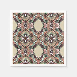 Brocade pattern napkin