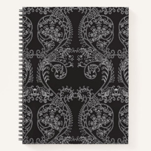 Brocade pattern notebook