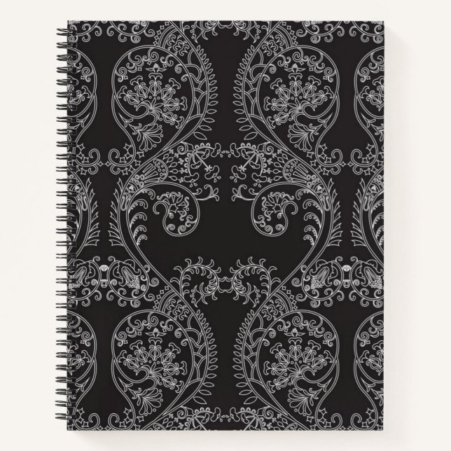 Brocade pattern notebook (Front)