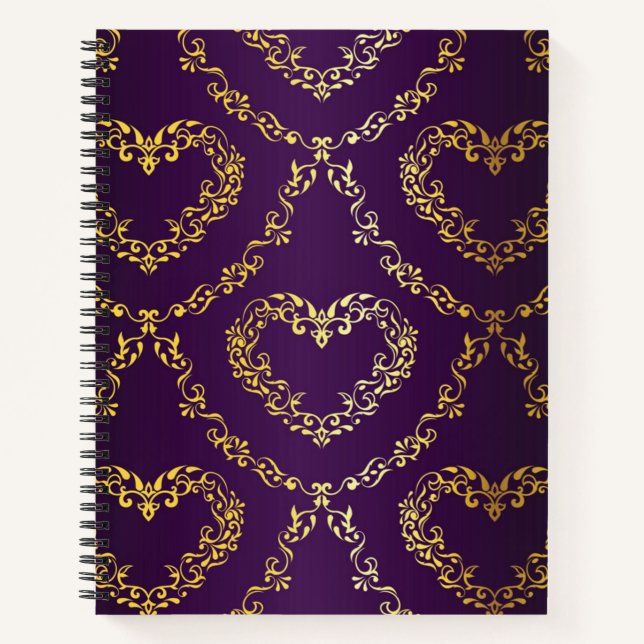 Brocade pattern notebook (Front)