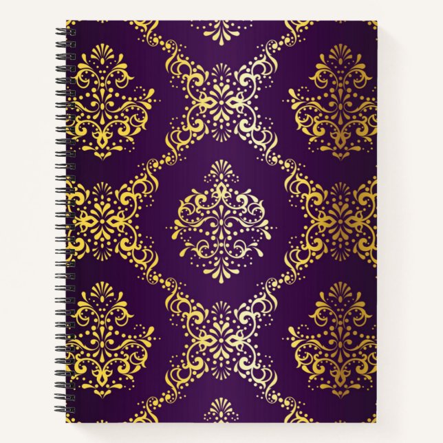Brocade pattern notebook (Front)