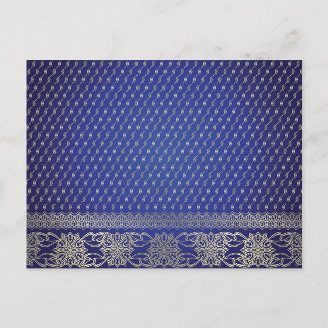 Brocade pattern postcard (Front)
