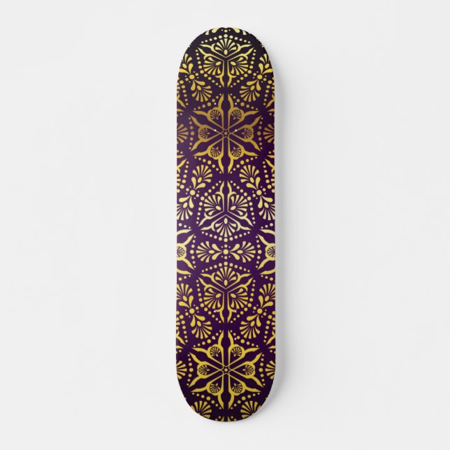 Brocade pattern skateboard (Front)