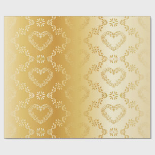 Brocade pattern wrapping paper