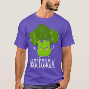 Broccoholic Vegetable Vegetarian Vegan Broccoli T-Shirt