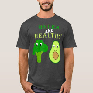 Broccoli and Avocado green for healthy  T-Shirt