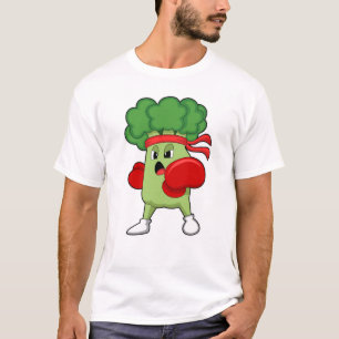 Broccoli at Boxing with Boxing gloves T-Shirt
