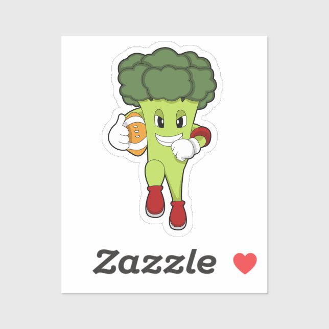 Broccoli at Football Sports (Sheet)