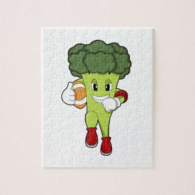 Broccoli at Football Sports Jigsaw Puzzle (Vertical)