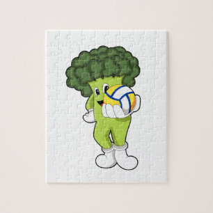 Broccoli at Volleyball Sports Jigsaw Puzzle