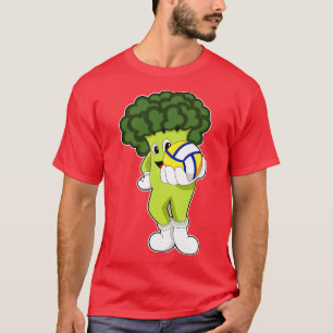 Broccoli at Volleyball Sports T-Shirt