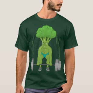Broccoli Bodybuilding Gym Vegan Vegetarian Bodybui T-Shirt