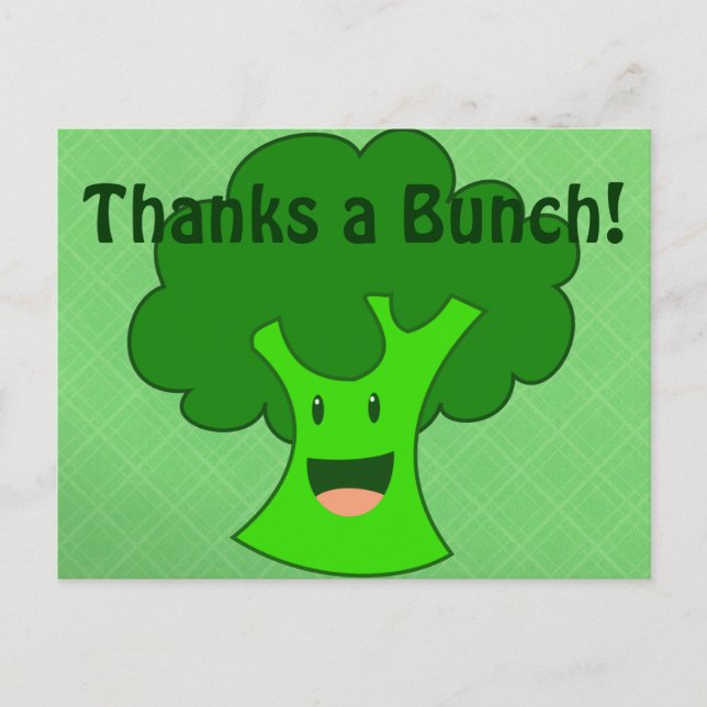 Broccoli Bunch Postcard (Front)