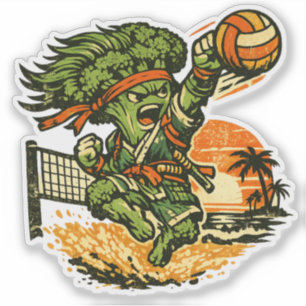 Broccoli Bushido Beach Volleyball — Summer Spike 