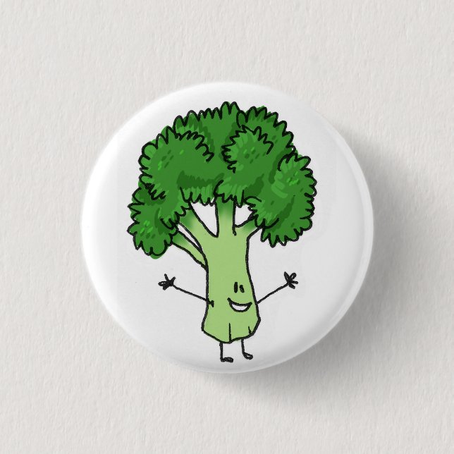 Broccoli Button (Front)