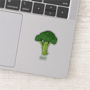 Broccoli cartoon illustration