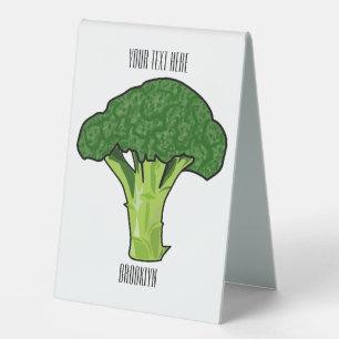 Broccoli cartoon illustration