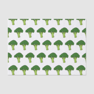 Broccoli cartoon illustration tissue paper