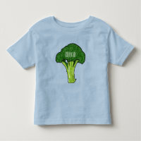 Broccoli cartoon illustration