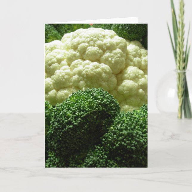 Broccoli & cauliflower card (Front)